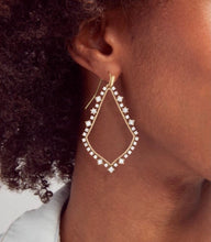 Load image into Gallery viewer, Sophee Crystal Drop Earrings Vintage Gold
