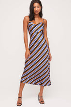Load image into Gallery viewer, Stripe Satin Cami Dress
