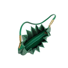 Load image into Gallery viewer, Carrie Medium Pleated Shoulder Bag in Green
