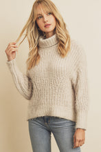 Load image into Gallery viewer, Soft Texture Turtleneck Sweater
