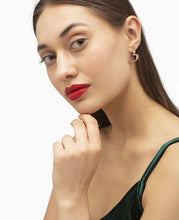 Load image into Gallery viewer, Ansley Rosegold Small Hoop Earrings

