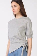Load image into Gallery viewer, Short Sleeve Side Tie Tee
