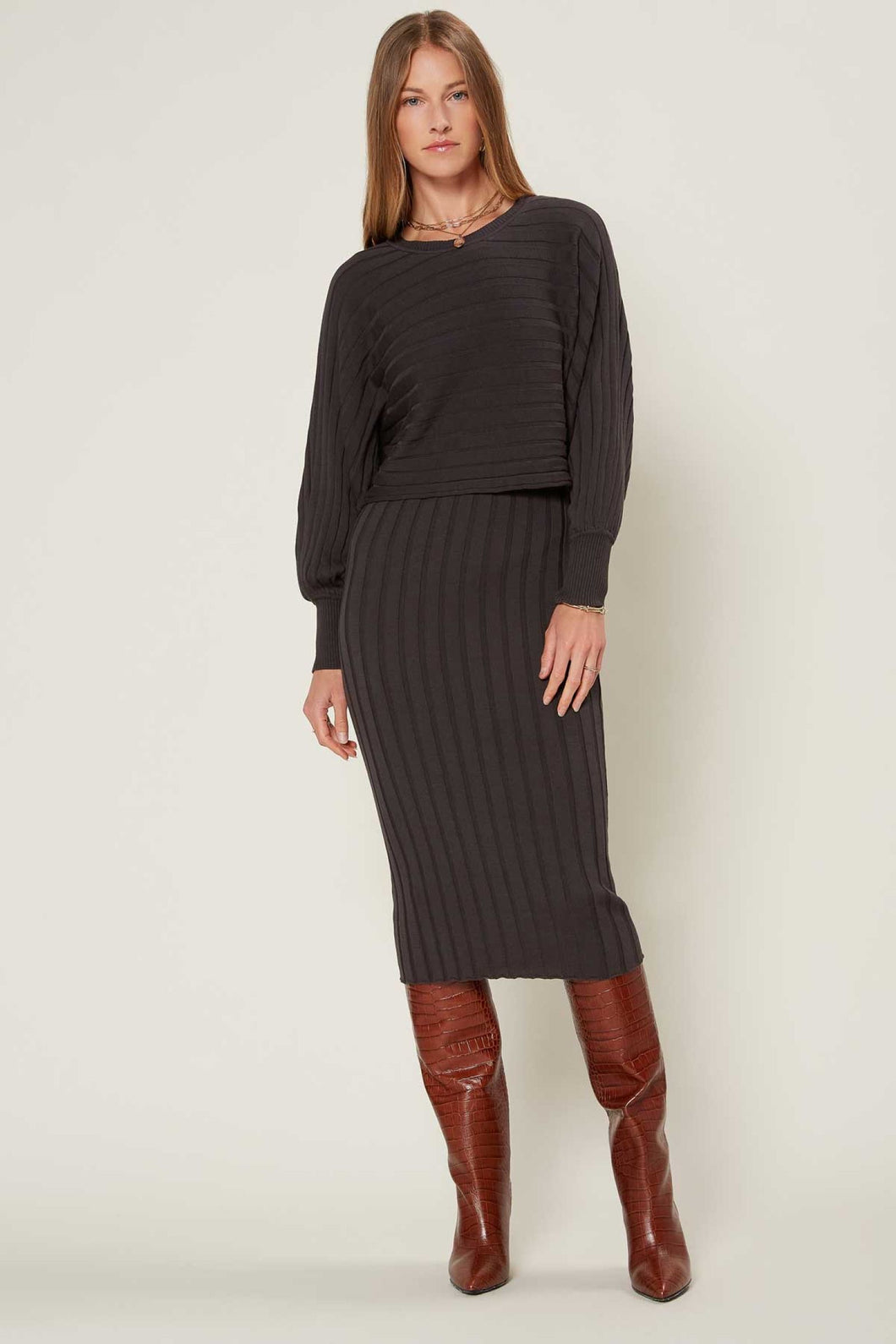 2fer Sweater Dress and Top Combo