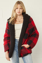 Load image into Gallery viewer, Reversible Buffalo Plaid Sherpa
