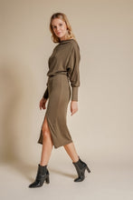Load image into Gallery viewer, Dolman Sleeve Midi Dress
