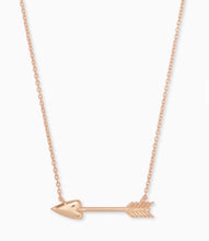 Load image into Gallery viewer, Zoey Arrow Pendant in Rosegold
