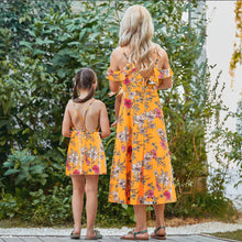 Load image into Gallery viewer, Floral Print V-neck Maxi Dress
