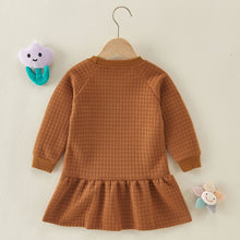 Load image into Gallery viewer, Little Girls Sweet Leopard Heart-Shaped Dress
