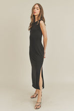 Load image into Gallery viewer, Shoulder Pad Midi Dress
