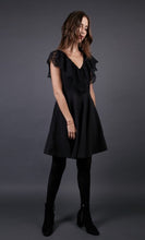 Load image into Gallery viewer, Lace Trim V-Neck Dress w/Pockets
