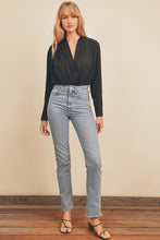 Load image into Gallery viewer, Draped Front Surplice Bodysuit
