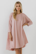 Load image into Gallery viewer, Athena Mix Media High/Low Dress
