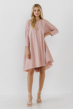 Load image into Gallery viewer, Athena Mix Media High/Low Dress
