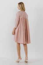 Load image into Gallery viewer, Athena Mix Media High/Low Dress
