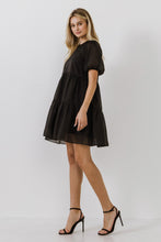 Load image into Gallery viewer, Organza Puff Sleeve Dress
