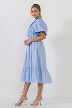 Load image into Gallery viewer, Ruffle Smocked Midi Dress

