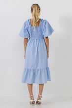 Load image into Gallery viewer, Ruffle Smocked Midi Dress

