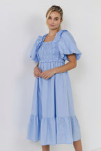 Load image into Gallery viewer, Ruffle Smocked Midi Dress
