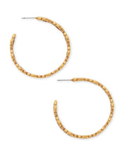 Load image into Gallery viewer, Abbie Hoop Earrings in Vintage Gold
