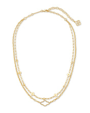 Load image into Gallery viewer, Abbie Multistrand Necklace in Gold
