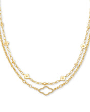 Load image into Gallery viewer, Abbie Multistrand Necklace in Gold
