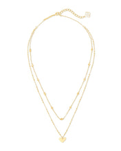 Load image into Gallery viewer, Ari Heart Gold Multi Strand
