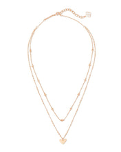 Load image into Gallery viewer, Ari Heart Rosegold Multi Strand

