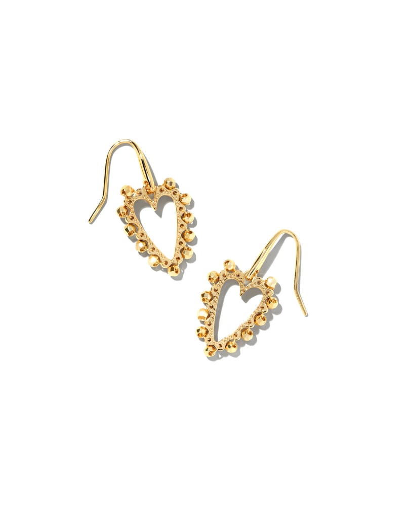 Beaded Ansley Open Frame in Gold