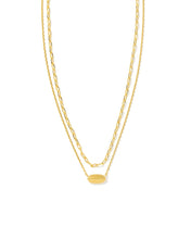 Load image into Gallery viewer, Brooke Multi Strand Necklace in Gold
