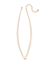 Load image into Gallery viewer, Brooke Multi Strand Necklace in Rose Gold
