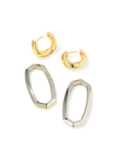 Load image into Gallery viewer, Danielle Gold Link Earrings in MIXED METALS
