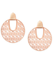 Load image into Gallery viewer, DIANE ROUND PLATE EARRINGS
