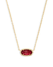 Load image into Gallery viewer, Elisa Necklace in Dark Red
