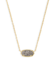 Load image into Gallery viewer, Elisa Necklace Platinum Drusy
