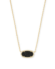 Load image into Gallery viewer, Elisa Necklace in Black Drusy

