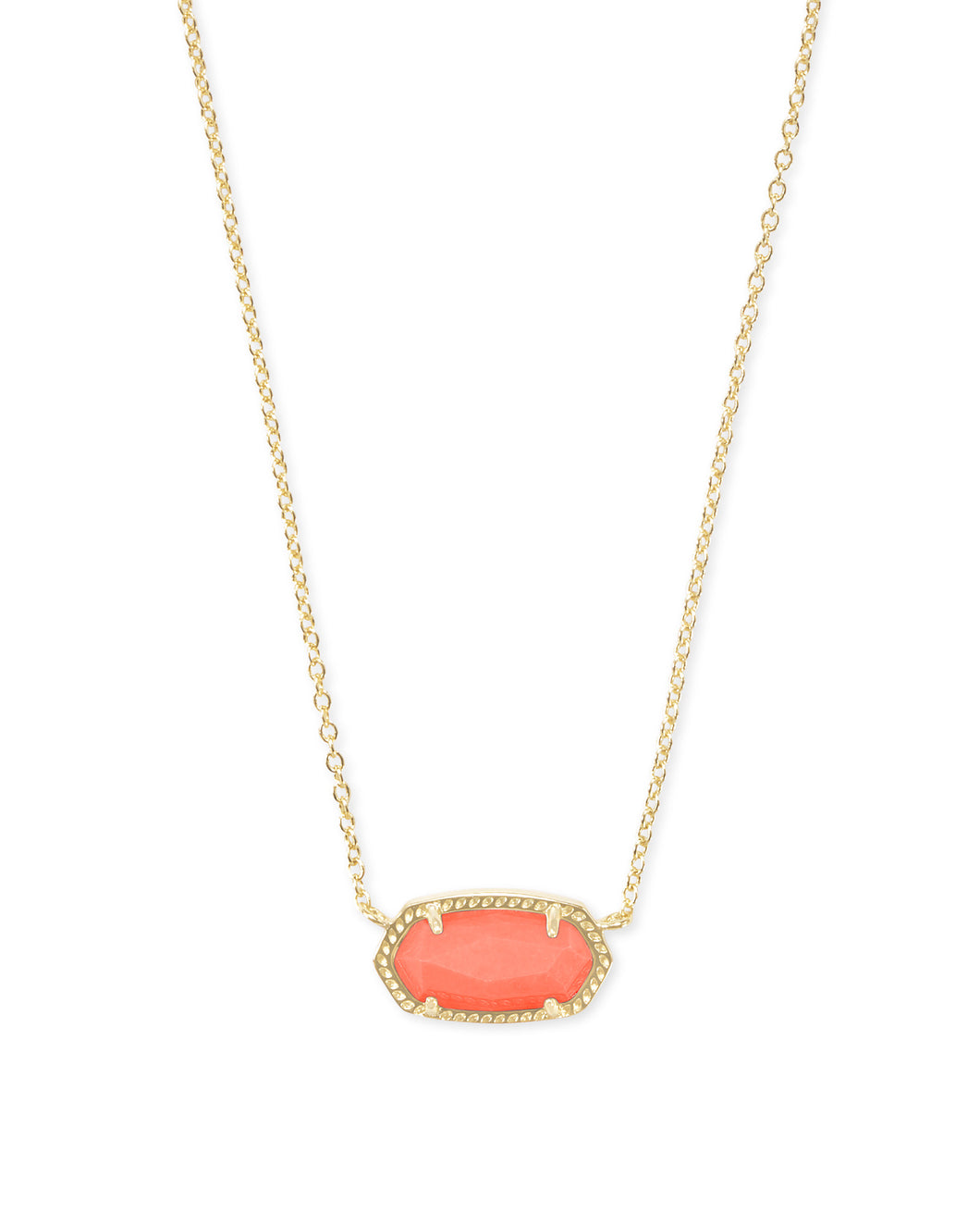 Elisa Necklace in Orange