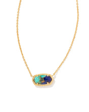 Load image into Gallery viewer, Elisa Lapis Turquoise Necklace
