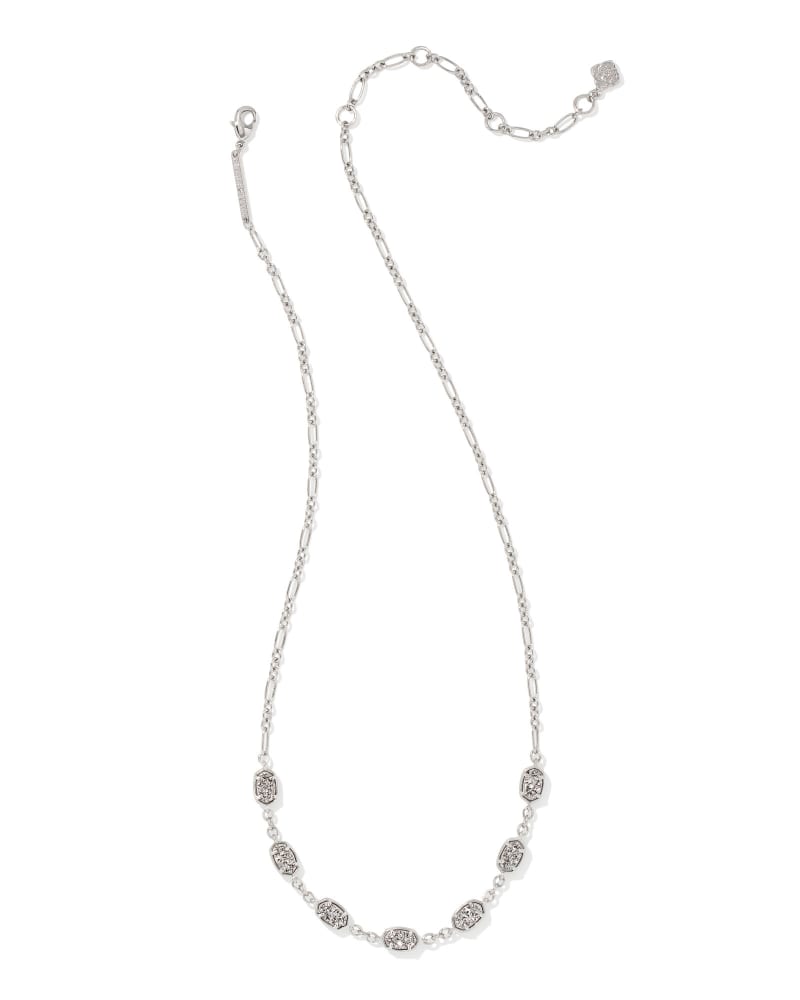 Emilie Drusy Strand in Rhodium