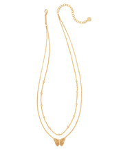 Load image into Gallery viewer, Hadley Butterfly Multi Strand Necklace in Gold
