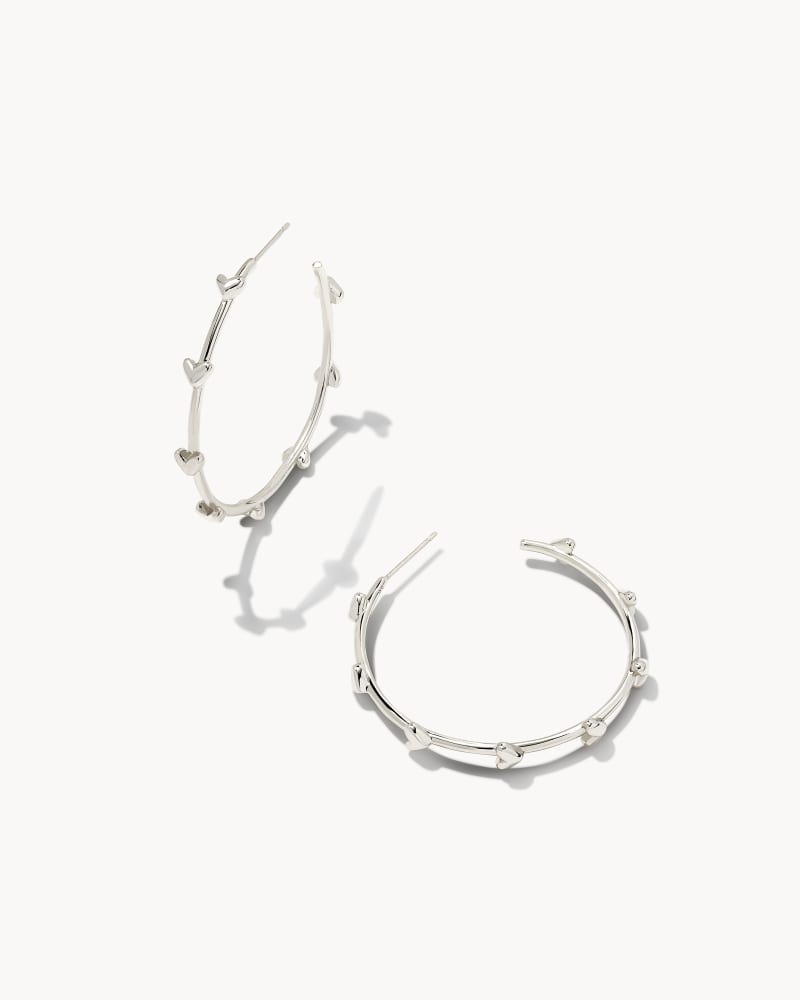 Haven Hoops in Rhodium