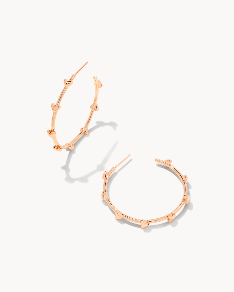 Haven Hoops in Rosegold