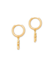 Load image into Gallery viewer, Jae Star Huggie Earrings in Gold
