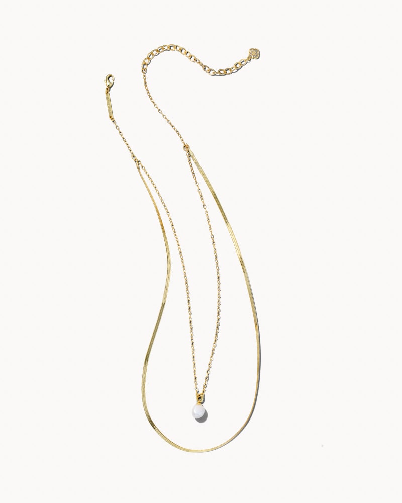 Lindsay Gold Multi Strand Necklace