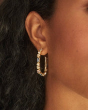Load image into Gallery viewer, Madelyn Gold Hoop Earrings in Neutral Mix
