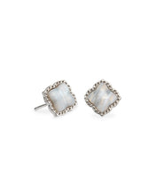 Load image into Gallery viewer, Mallory Stud Earrings in Rhod Gray
