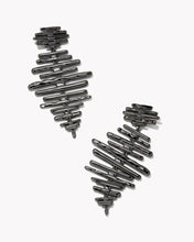 Load image into Gallery viewer, Rylan Statement Earrings in Gunmetal
