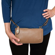 Load image into Gallery viewer, Mini Crossbody Wristlet Clutch
