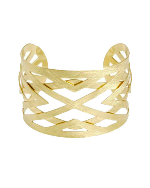 Gold Cut Out Cuff