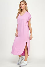 Load image into Gallery viewer, Everyday Butter Soft V-Neck Maxi in Pink
