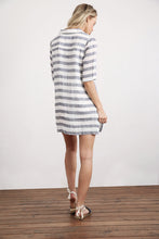 Load image into Gallery viewer, Striped Elbow Sleeve Tunic
